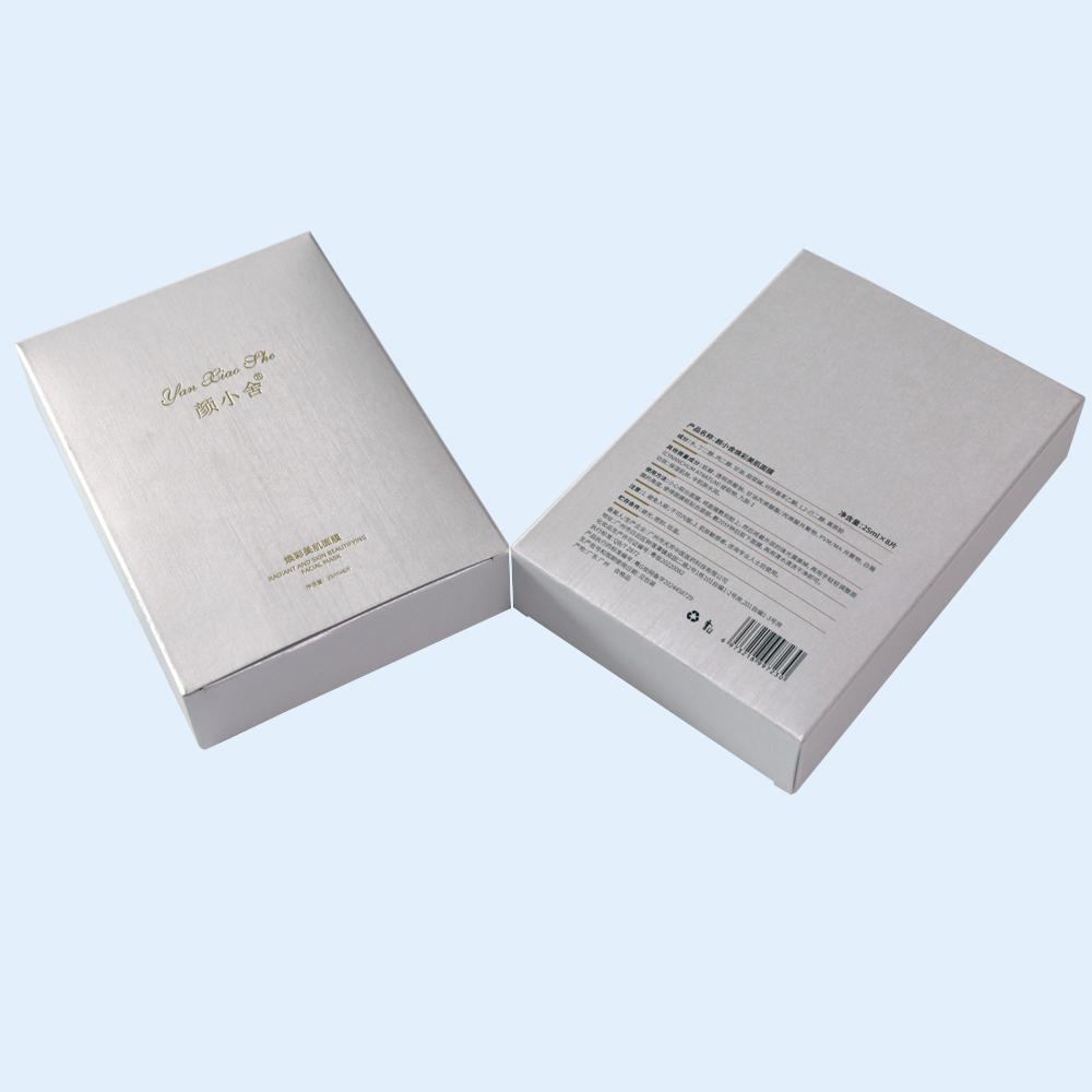 Custom Printing with Gold Hot Foil Stamping Cosmetic Packaging Paper Boxes