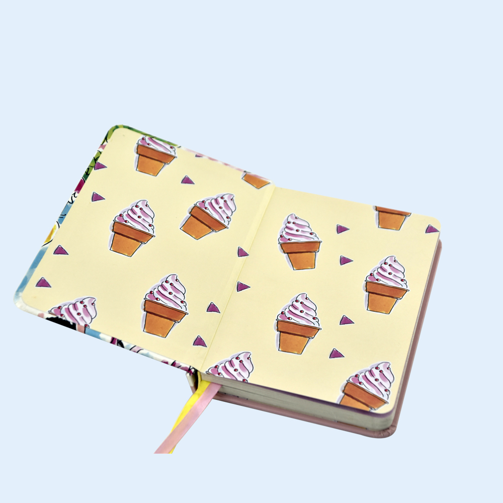 Customized A5 Round Spin Perfect Binding Notebook