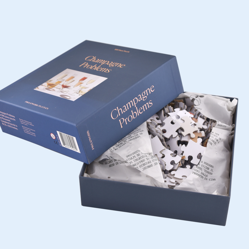Custom 500 Puzzle Pieces Color Printed Coffee Gourmet