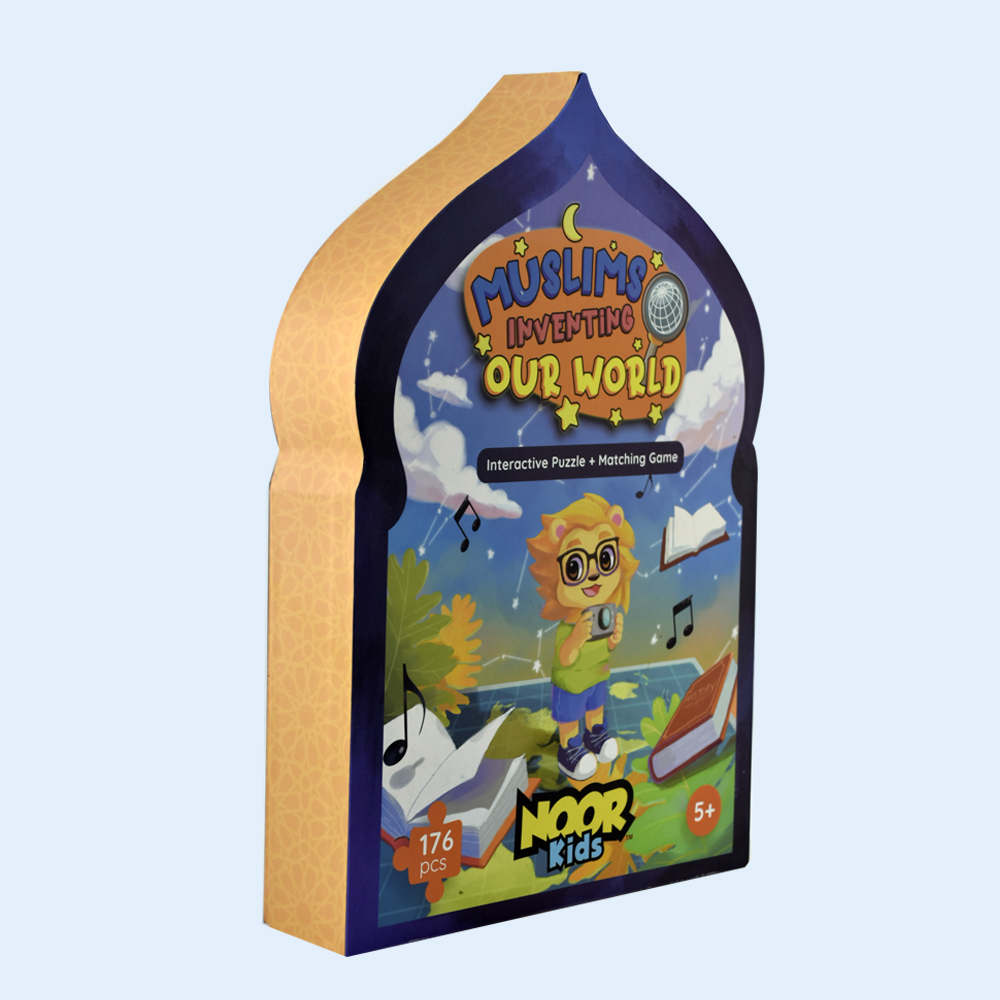 Customized 176-Piece Jigsaw Puzzles in Different Shapes with Hardcover Boxes